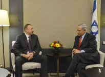 Azerbaijani President meets Israeli Prime Minister