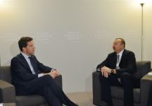 Azerbaijani President meets Dutch Premier Mark Rutte (PHOTO)
