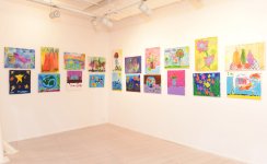 Открылась выставка детского творчества, организованная совместно Музеем современного искусства и Пространством современного искусства «YARAT» (ФОТО)