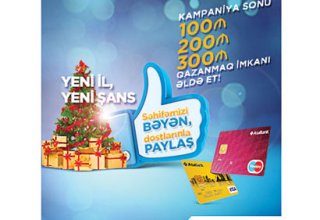 Azerbaijani Atabank announces winners of ‘New Year, New Chance’ campaign