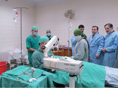 Pakistanın Xayber Göz Fondunun klinikasında Mehriban Əliyevanın dəstəyi ilə inşa edilmiş gözləmə otaqlarının açılışı olub (FOTO)