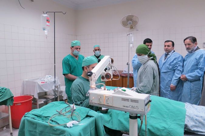 При поддержке первой леди Азербайджана в клинике Глазного фонда Хайбер в пакистанском городе Пешавар состоялось открытие комнат ожидания (ФОТО)