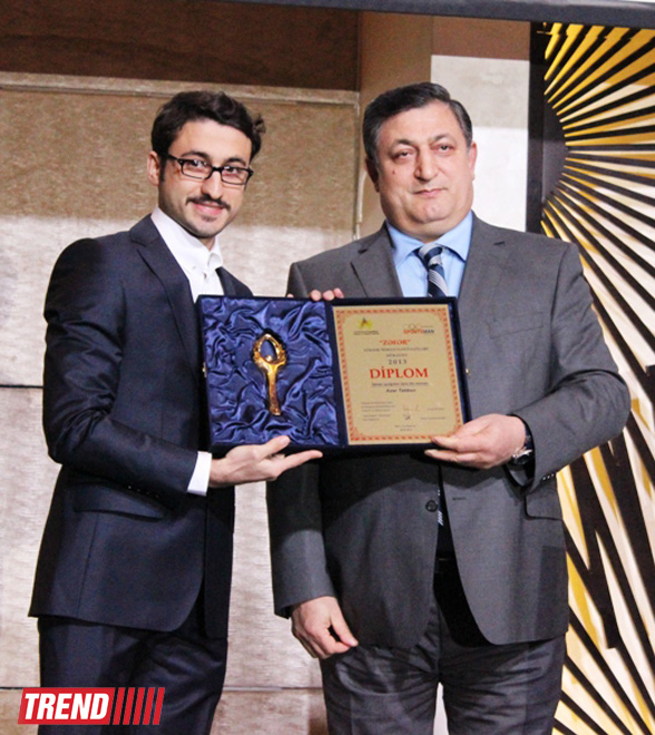 В Баку состоялась церемония награждения спортивной премией "ZƏFƏR" (ФОТО)
