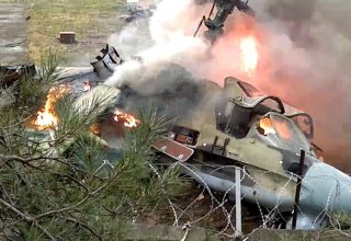 Military helicopter crashes in Turkey, 8 dead