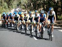"Herald Sun Tour"-un 3-cü mərhələsində Azərbaycan velosipedçilərindən 5-i finişə liderlər qrupunda çatıb (FOTO)