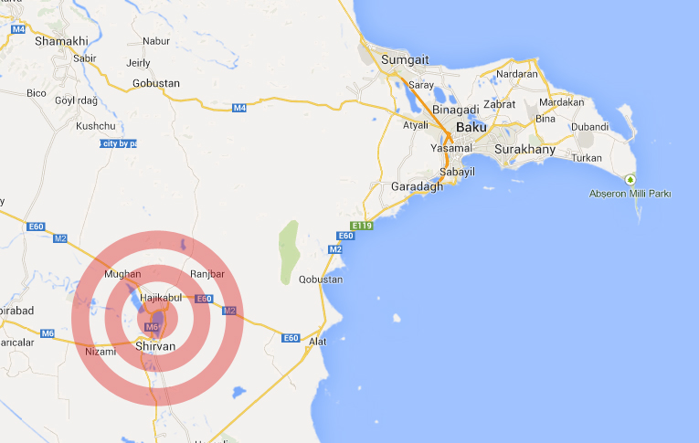 Earthquake hits Azerbaijani capital of Baku (UPDATE 2)