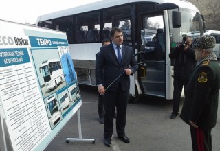 Hərbi Xidmətə Çağırış üzrə Dövlət Xidməti çağırışçıların daşınması üçün yeni avtobuslar alıb (FOTO)