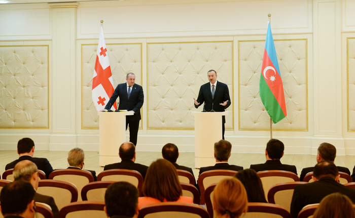 Президент Ильхам Алиев: Существует большой потенциал для расширения экономических связей между Азербайджаном и Грузией  (ФОТО)