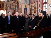 Президент Грузии побывал в Гахском районе (ФОТО)