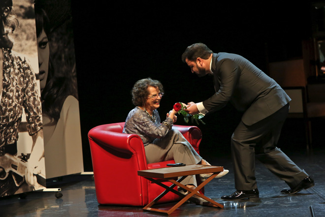На Творческой сцене ÜNS состоялась  встреча со звездой итальянского кино Клаудией Кардинале (ФОТО)