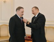 Azerbaijani President Ilham Aliyev receives former Ingush leader