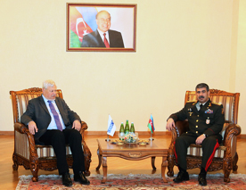 Azerbaijani Defence Minister and OSCE representative discuss border monitoring results