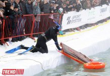 В Азербайджане впервые в мире прошло костюмированное шоу на летающих коврах (ФОТО)