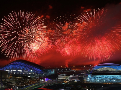 Церемония закрытия XXII зимних Олимпийских игр в Сочи завершилась