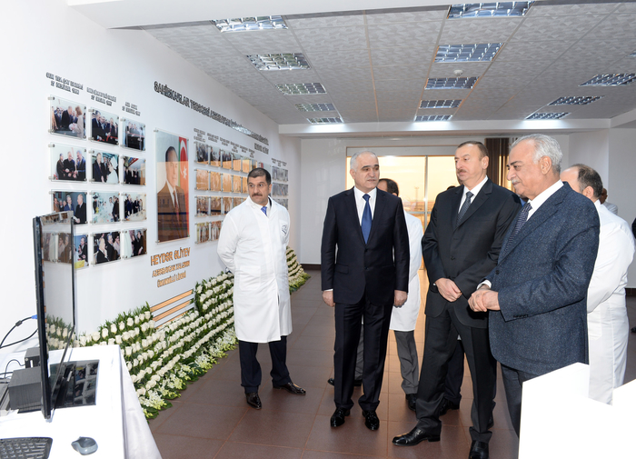 Azerbaijani president attends opening of new industrial facilities in Sumgayit (PHOTO)