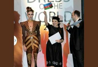 Азербайджанский модельер стала победителем международного конкурса в Румынии (ФОТО)