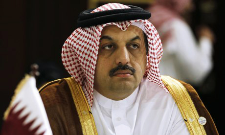 Qatar backs Syria political solution on Iran visit