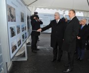 Azerbaijani president observes construction, public services implementation in Boyukshor