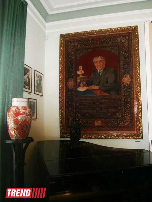 В Баку состоялось открытие после капремонта Дома-музея Самеда Вургуна (ФОТО) - Gallery Image