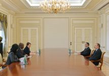 Prezident İlham Əliyev Dünya Bankının Cənubi Qafqaz regionu üzrə direktorunu qəbul edib