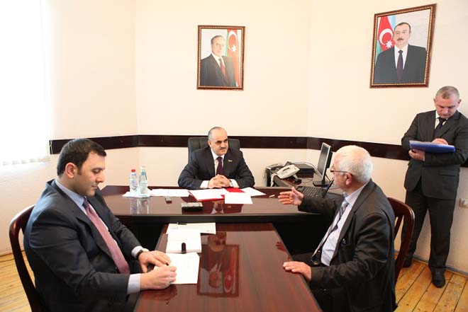 Министр труда и соцзащиты населения Азербайджана принял граждан в Ширване (ФОТО)