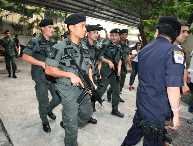 2 border patrol police killed by gunmen in southern Thailand