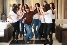 Первая репетиция полуфиналисток "Мисс Азербайджан 2014": актрисы или модели? (ФОТО)