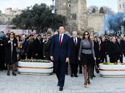 Azerbaijani president joins nationwide festivities on occasion of Novruz holiday