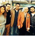 Известные азербайджанские исполнители посетили телеведущего Нурана Гусейнова в Германии (ФОТО)