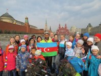 Флаг Азербайджана и вымпел Trend на Красной площади в Москве: "Сбылась моя мечта"  (ВИДЕО-ФОТО)