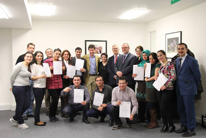 Азербайджанские журналисты приняли участие в образовательной программе "British Council", "PASHA Bank" и "Thomson Foundation" (ФОТО)