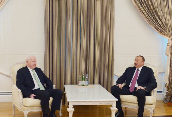 Ильхам Алиев принял президента Европейского олимпийского комитета