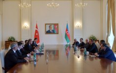 Baku hosts joint press conference of Azerbaijani president and Turkish PM (PHOTO)