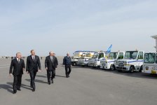 Prezident İlham Əliyev Naxçıvan Beynəlxalq Hava Limanının yeni inzibati binasının açılışında iştirak edib (FOTO)