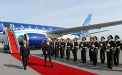 Azerbaijani president visits Nakhchivan Autonomous Republic (PHOTO)