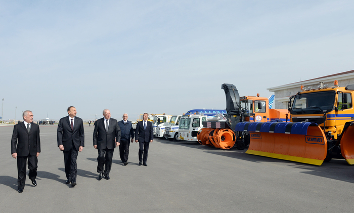 Azerbaijani president attends opening of new building of Nakhchivan International Airport
