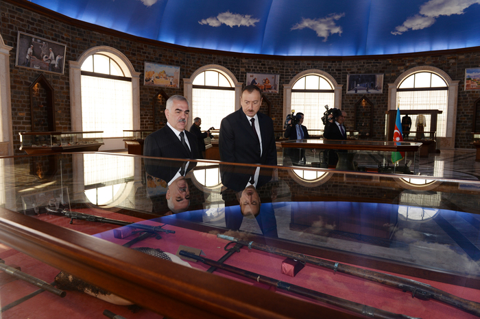 Azerbaijani president visits Nakhchivangala History and Architecture Museum Complex