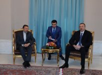 Azerbaijani president meets with Iranian government officials  (PHOTO)