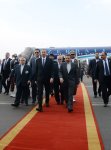 Prezident İlham Əliyevin İrana rəsmi səfəri başlayıb (FOTO)