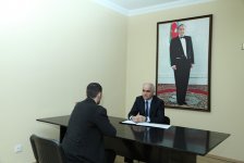 Министр экономики и промышленности Азербайджана принял граждан в Сиязане(ФОТО)