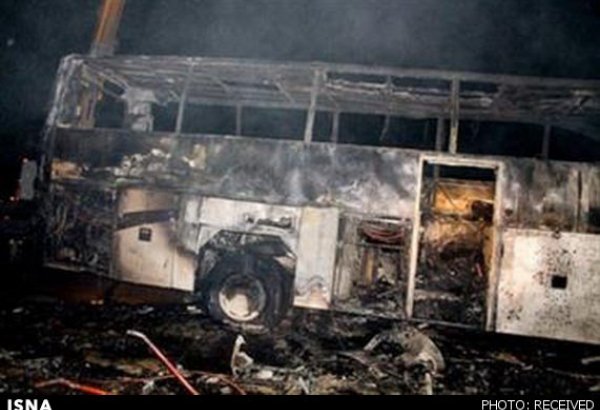 Среди пострадавших паломников в сгоревшем автобусе нет азербайджанцев - МИД Ирана (версия 2)