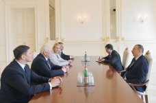 Президент Азербайджана принял делегацию под руководством главы МВД Литвы