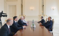 Azerbaijani president receives delegation led by Lithuanian interior minister