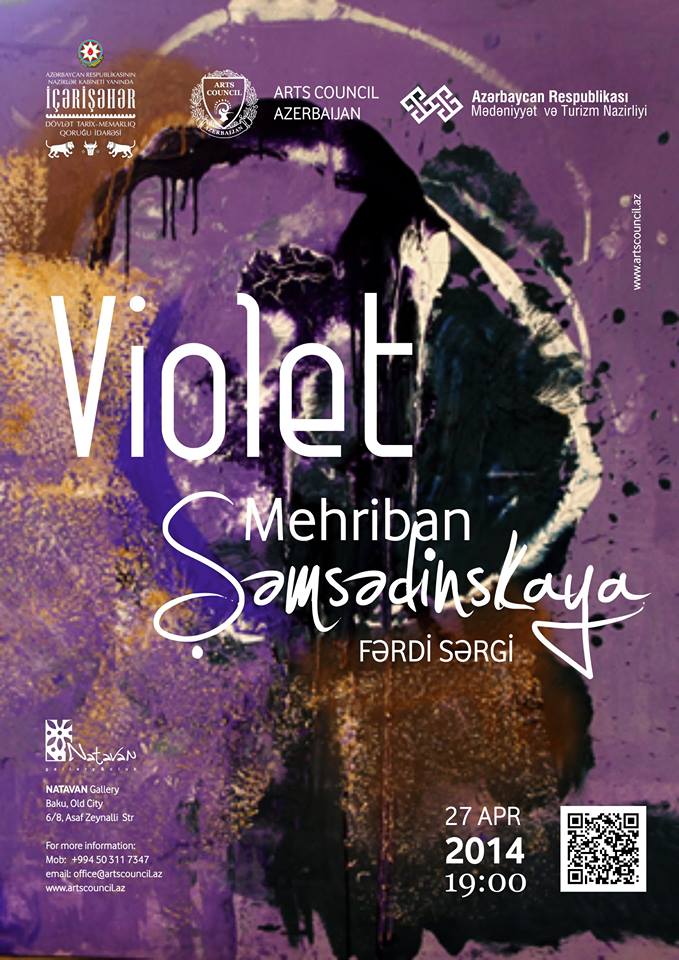 В Баку пройдет персональная выставка Мехрибан Шамсадинской "Violet"