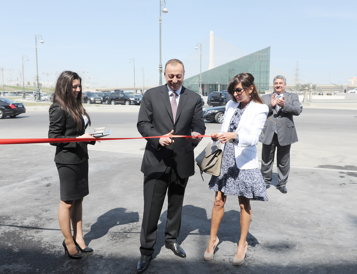 Azerbaijani president and his spouse attend opening ceremony of National Gymnastics Arena