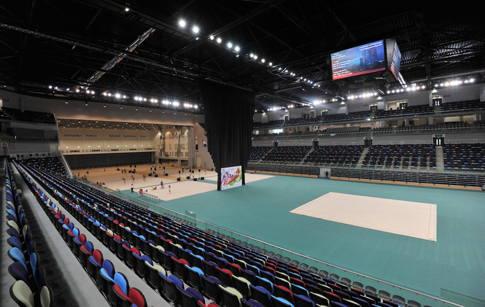 Azerbaijani president and his spouse attend opening ceremony of National Gymnastics Arena