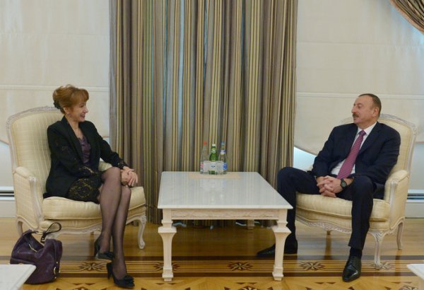 Azerbaijani president receives new head of Council of Europe`s Office in Baku