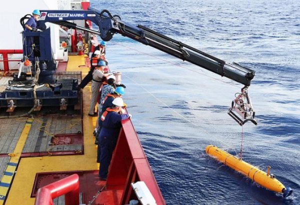 Drone diving to record level in Malaysian plane search
