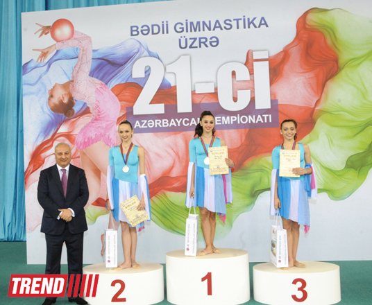 Марина Дурунда - двукратная чемпионка Азербайджана по художественной гимнастике (ФОТО)