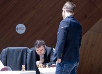 Противостояние азербайджанских гроссмейстеров - фоторепортаж с "Shamkir Chess 2014" (ФОТО)